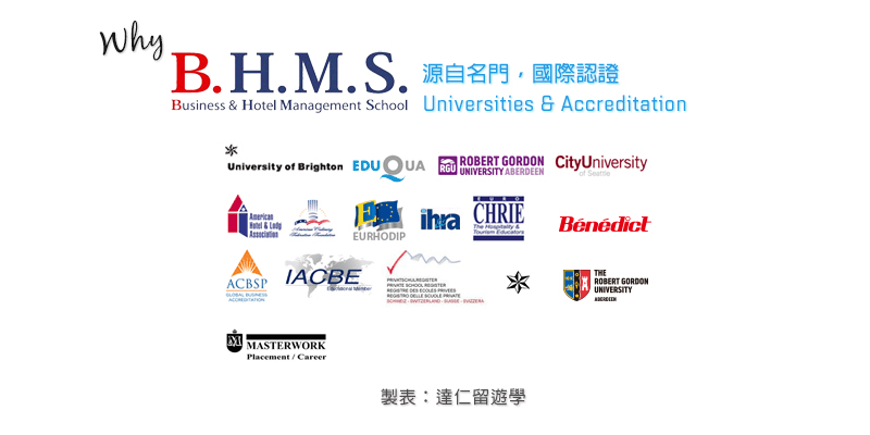 why BHMS 隸屬於瑞士最大的百年教育機構,國際公信認證協會成員
